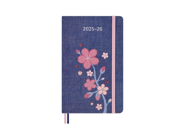 Een Verschijnt 3e week maart -Molesekine 2025-2026 18M Sakura Weekly Notebook Diary/Planner Large Hardcover koop je bij Moleskine.nl